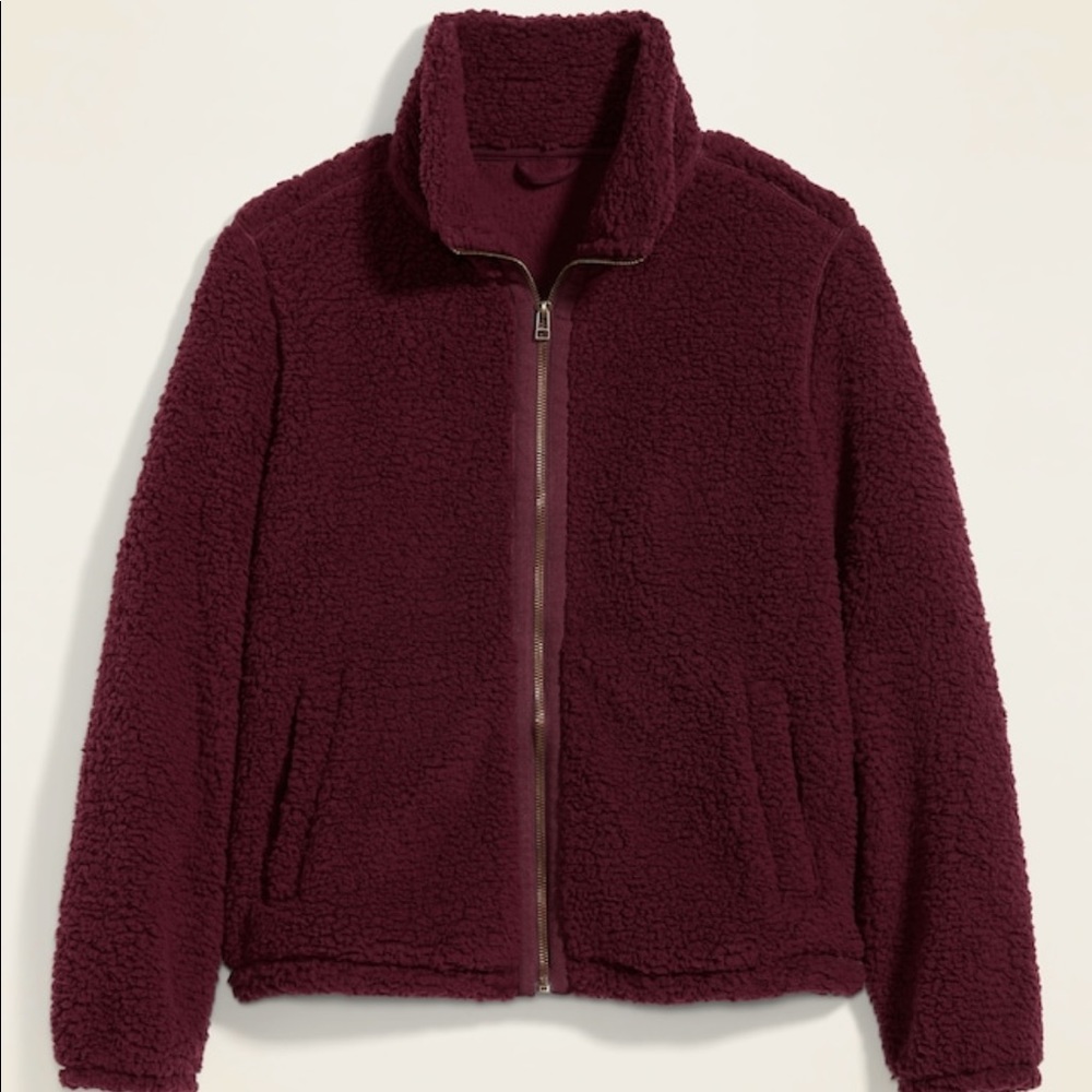 Cozy Sherpa Zip-front Jacket